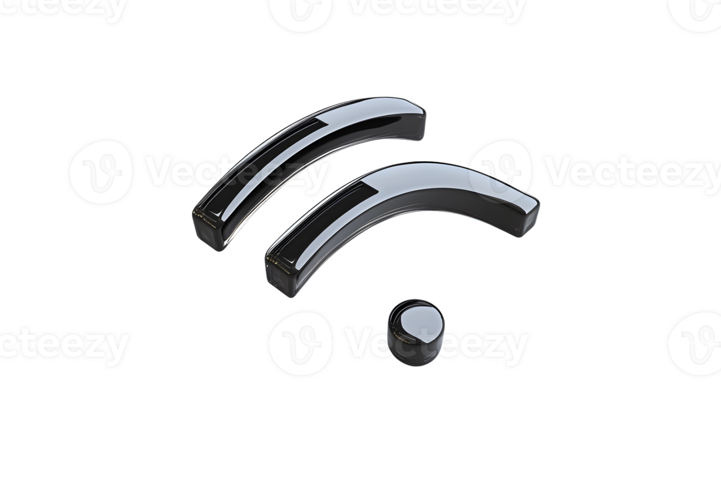 Wireless Connectivity Icon Modern Glossy Design for Technology and Internet Themes png
