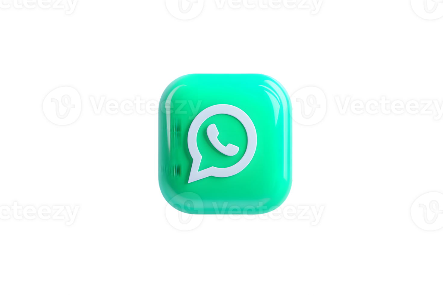 A vibrant green communication app icon with a phone symbol ideal for digital marketing and tec png