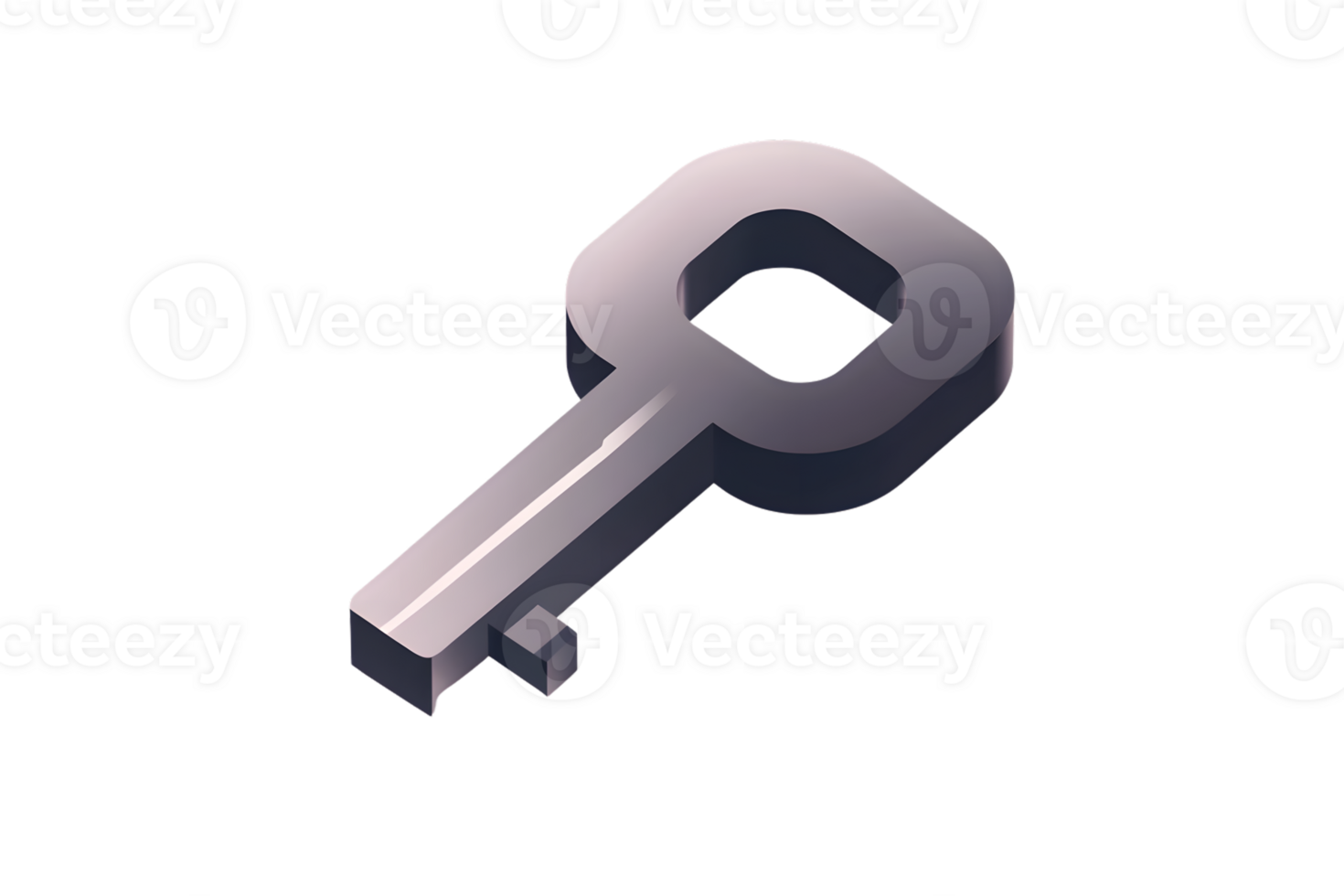 A sleek metallic key with a modern design ideal for security concepts and access themes png