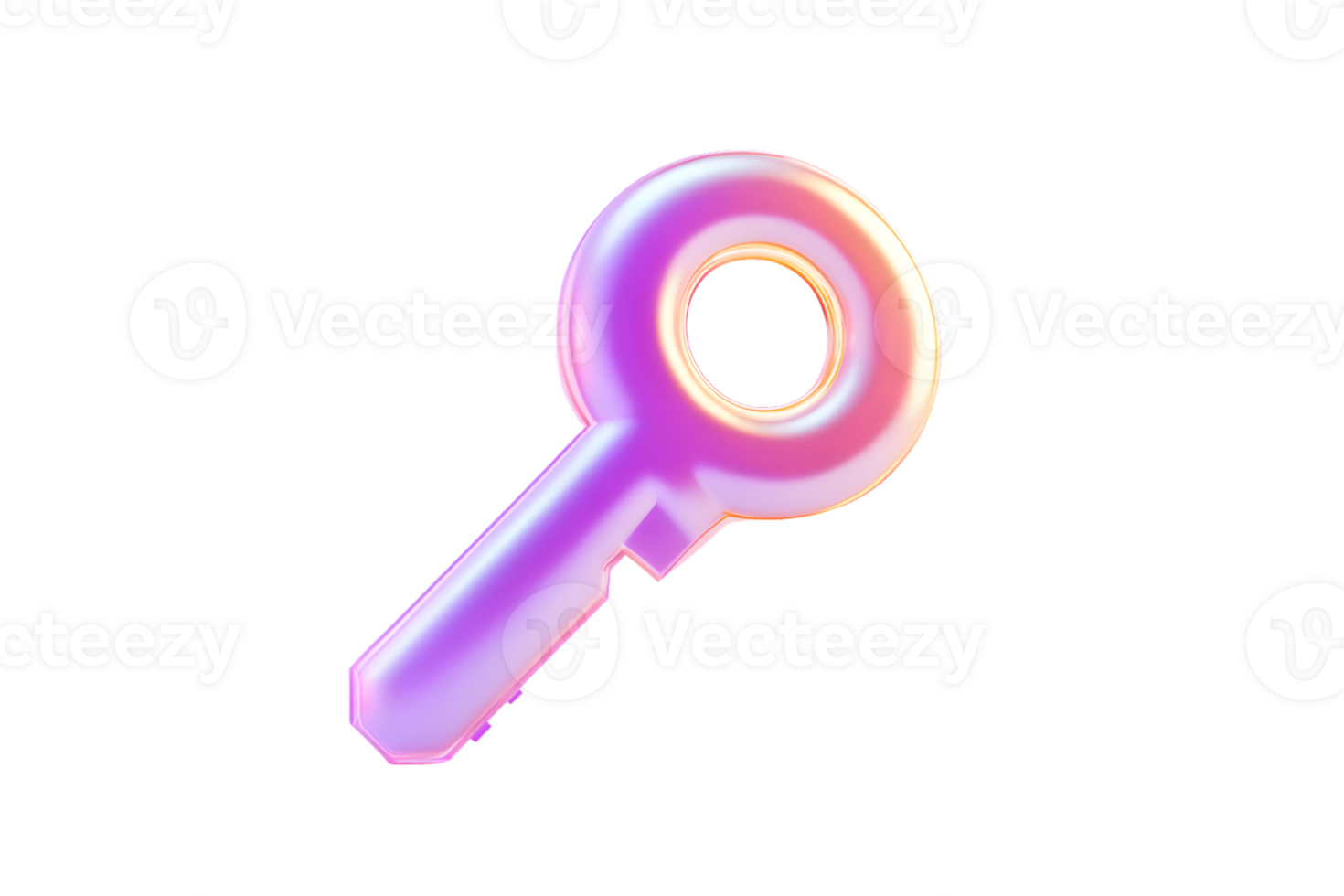 A vibrant gradient magnifying glass icon with a modern design for digital and print use png