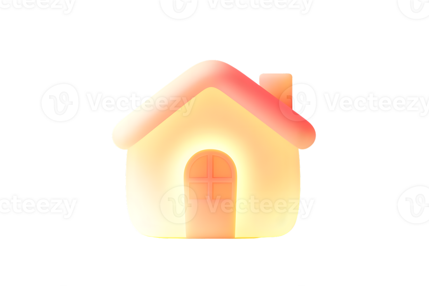 Cozy Home with Warm Glow A Charming Illustration for Comfort and Shelter png