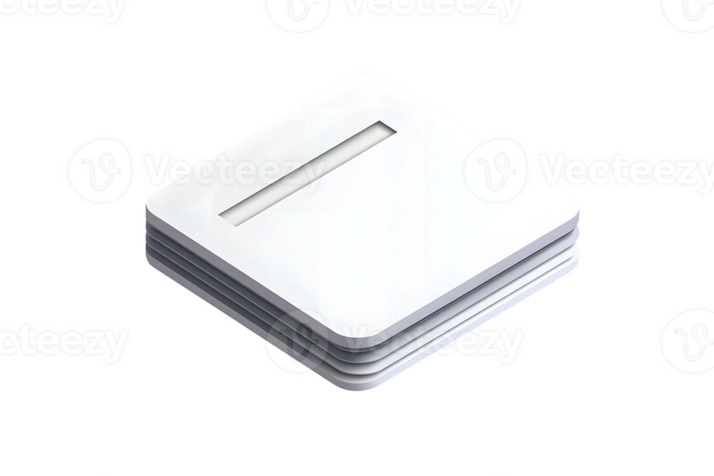 Stacked White Devices with Sleek Design for Modern Technology Concepts png