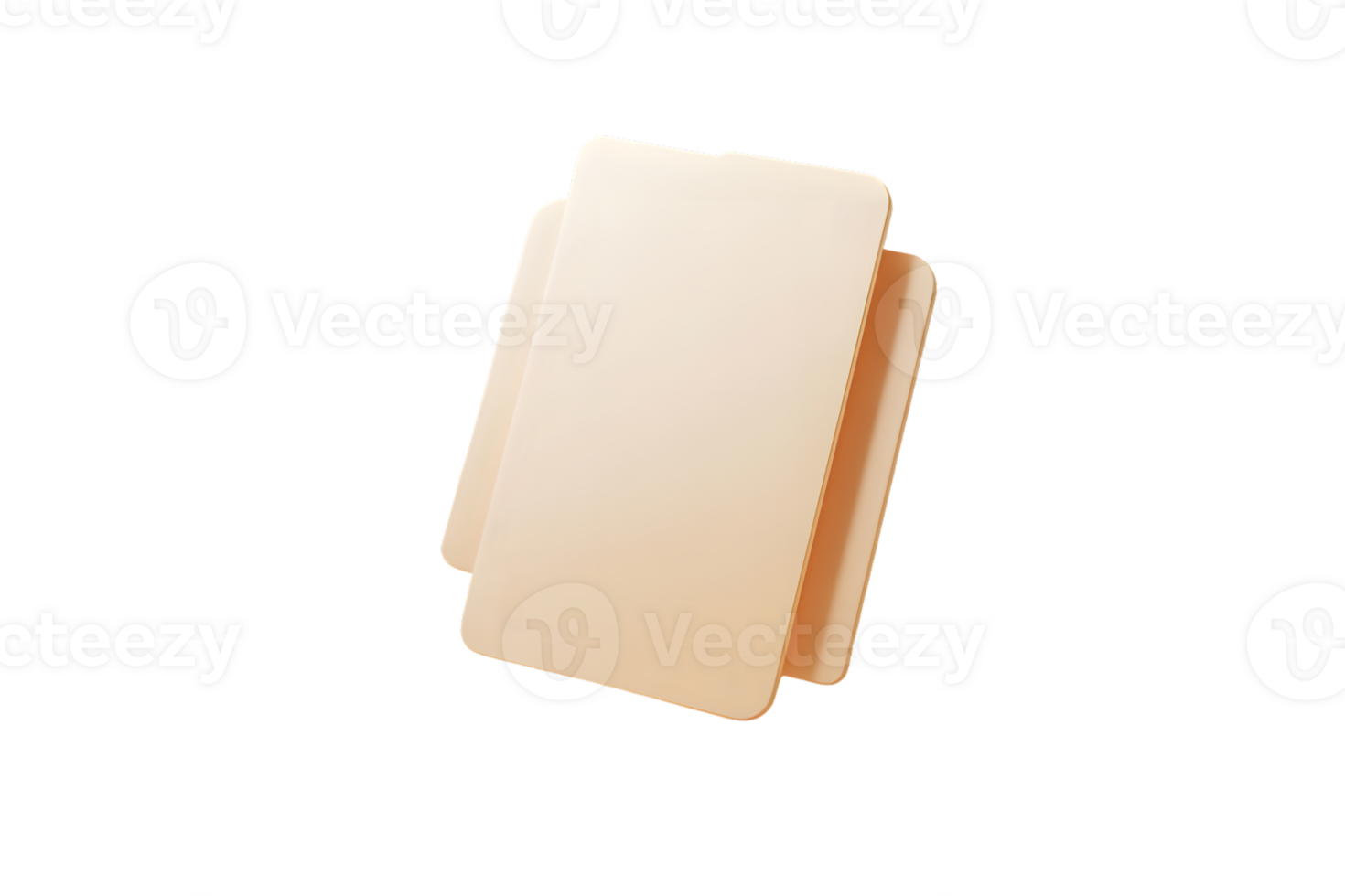 Minimalist 3D Render of Stacked Rectangular Objects with Soft Gradient Ideal for Design Techn png