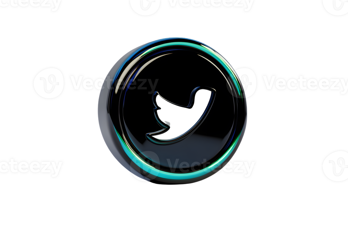Glowing Telephone Icon with Futuristic Design Modern Communication Symbol HighResolution Dig png