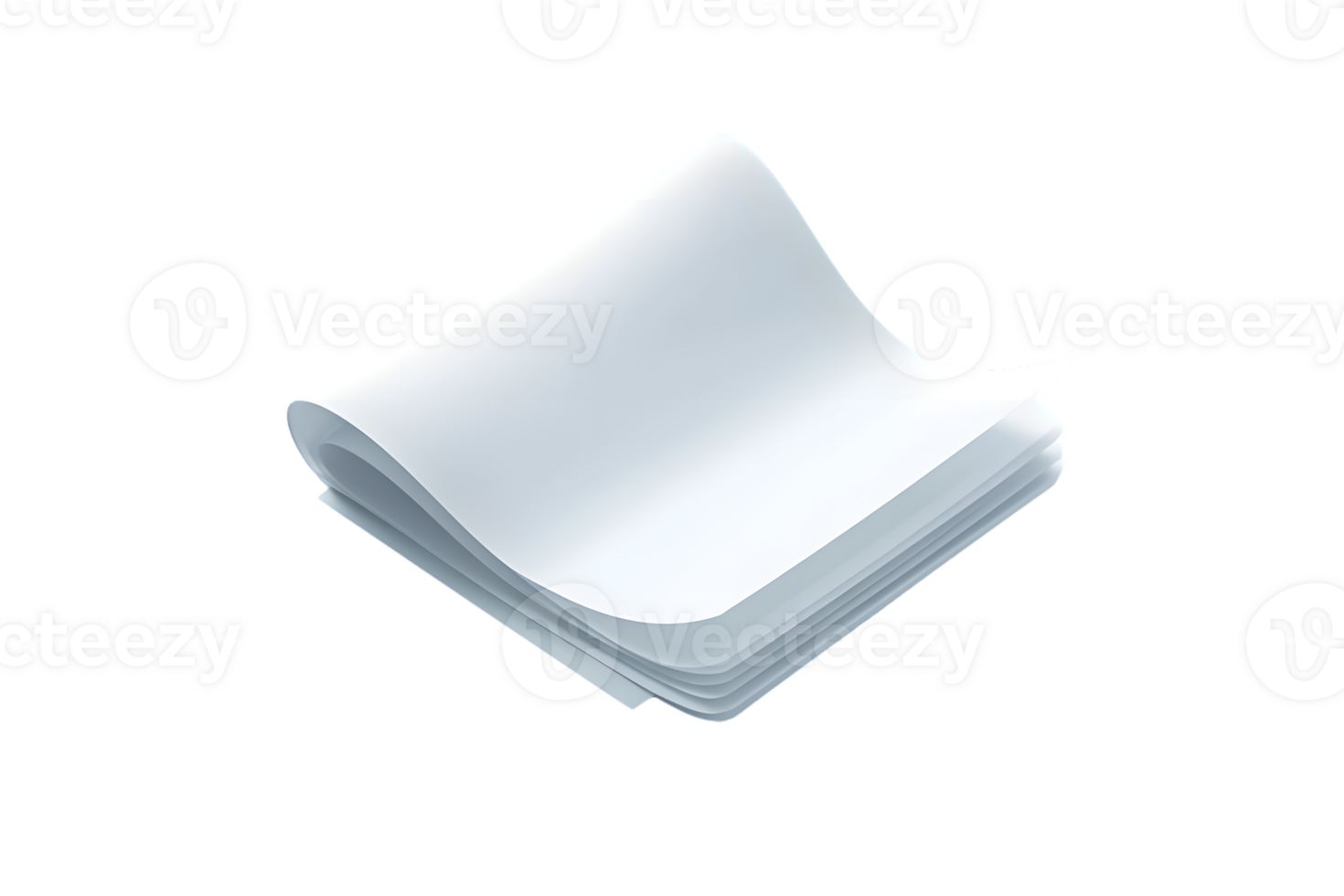 Stack of Blank Papers Minimalist Design for Documents Notes and Creative Projects png