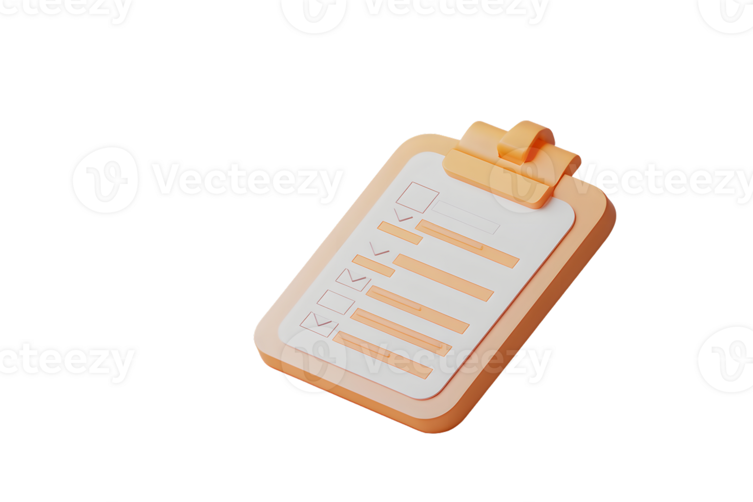 Clipboard with Checklist Organizational Tool for Planning and Task Management png