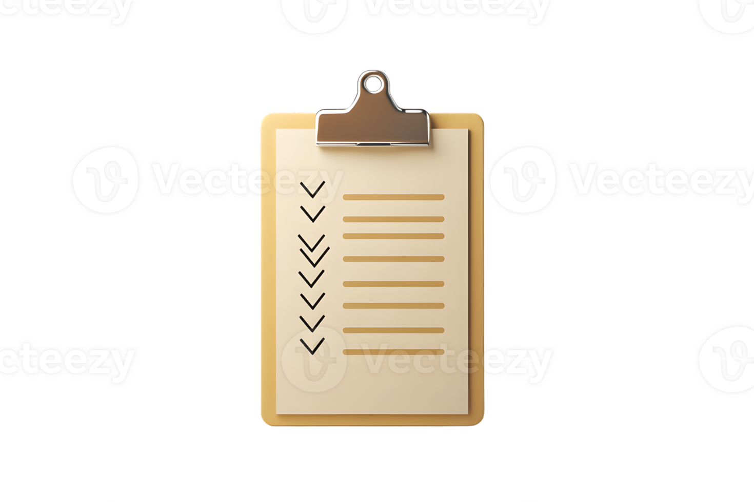 Clipboard with Checklist Organized Task Management Tool for Efficiency and Productivi png
