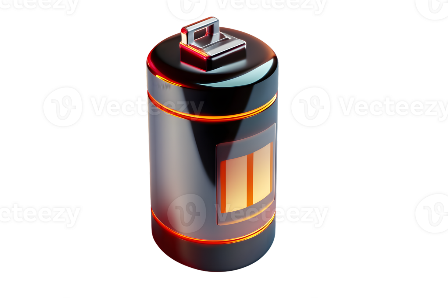 Futuristic Portable Light Device with Illuminated Handle and Panel Ideal for Technology and In png