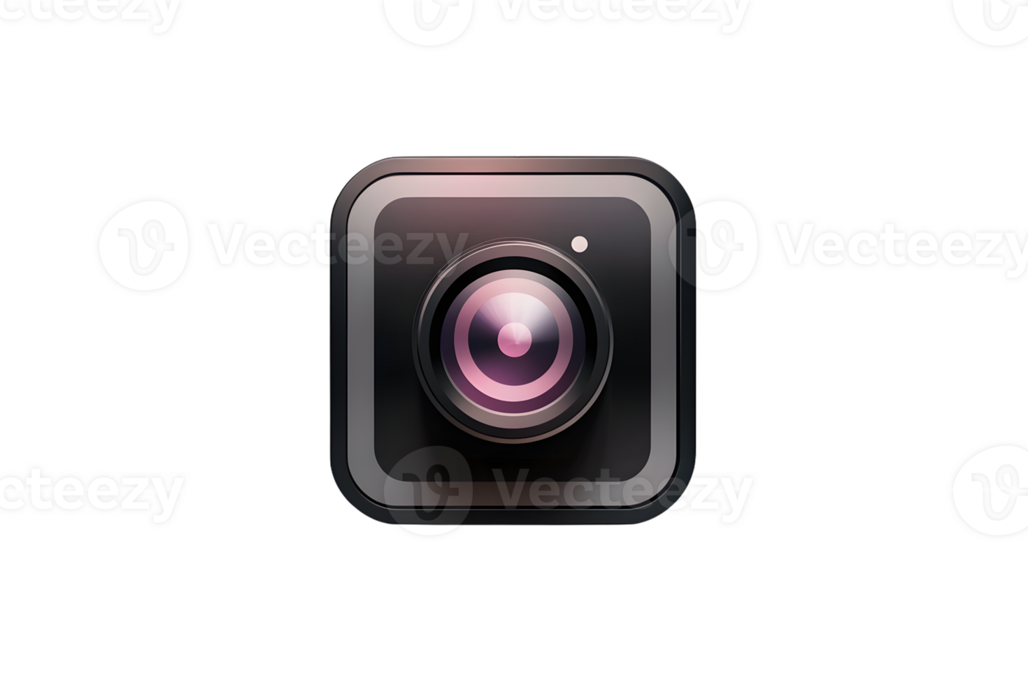 Camera Icon with Lens and Flash Digital Photography Symbol for Apps and Websites png