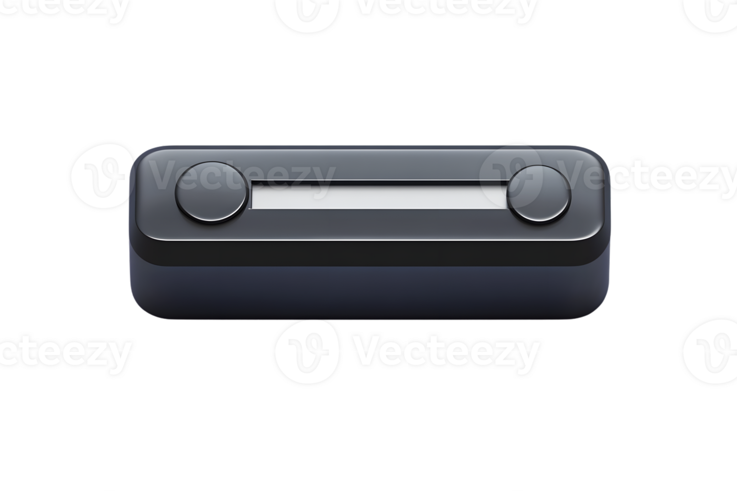 Modern Minimalist Electronic Device with Sleek Design and Circular Buttons Ideal for Technolog png