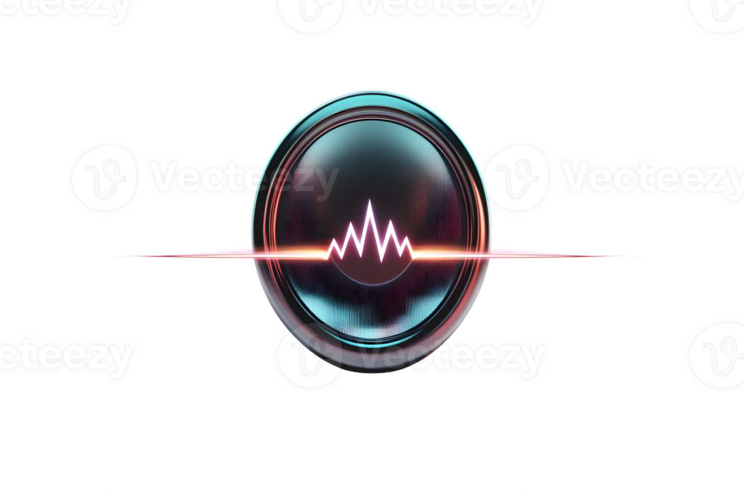 Sound Wave Icon with Vibrant Speaker Design for Music and Audio Applications png