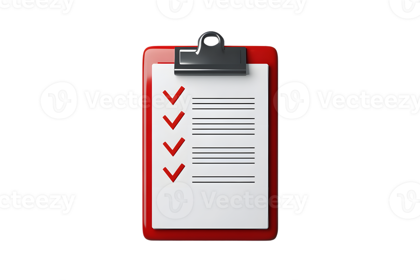 Checklist Clipboard with Red Ticks Organized Task Management Tool for Efficiency and Productiv png