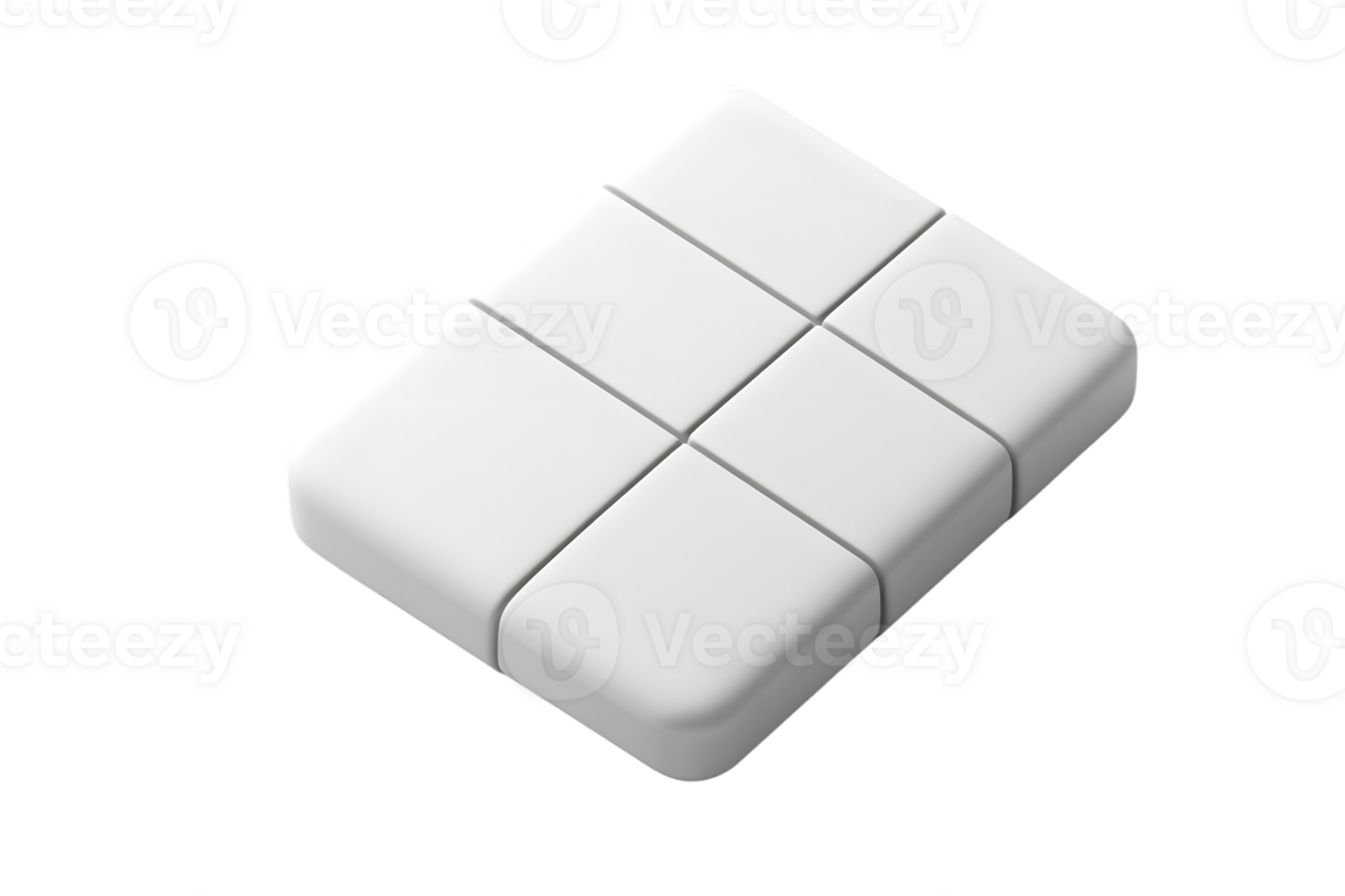3D Rendered White Modular Cubes on Black Background for Design and Architecture Concepts png