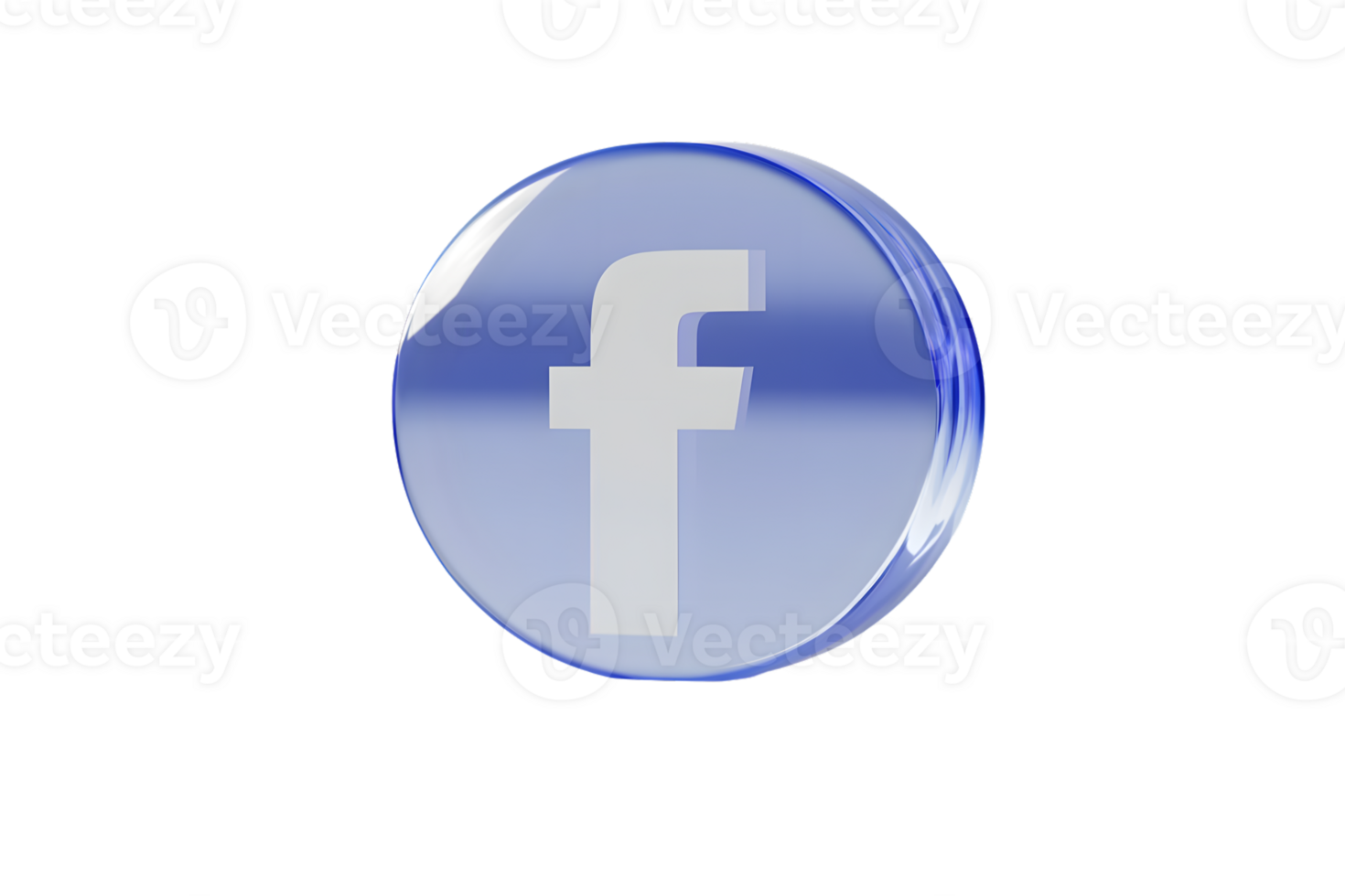 Social Media Icon in a Glossy Bubble Design for Digital Communication and Networking png
