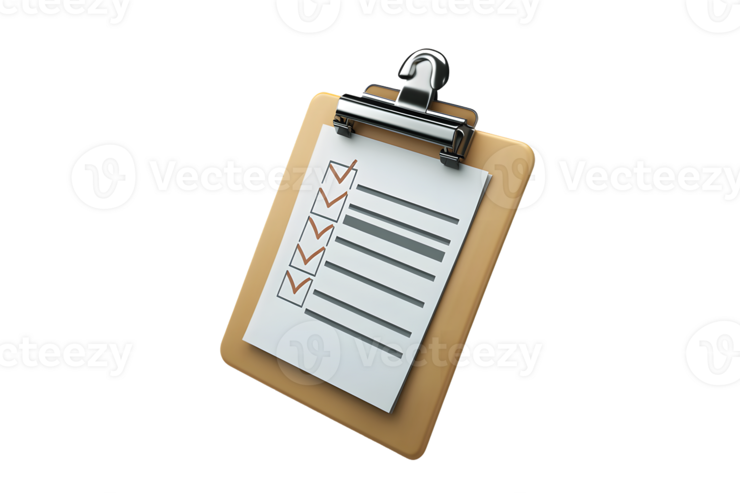 Clipboard with Checklist Organized Task Management Tool for Efficiency and Productivit png