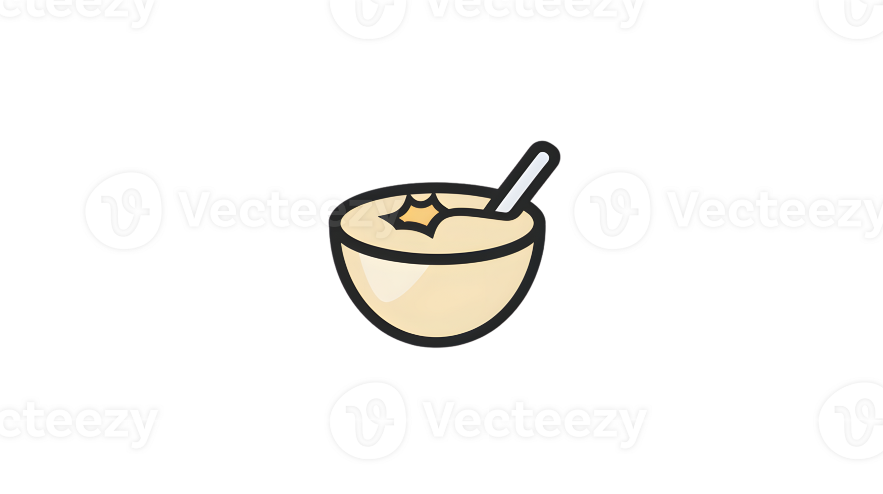 A cozy bowl of cereal with a spoon perfect for breakfast or snack time illustrations png