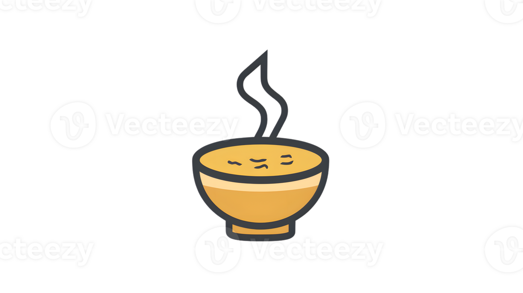 A steaming bowl of soup with a minimalist design perfect for culinary and foodrelated content png