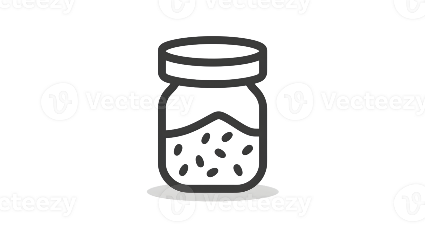 A jar filled with beans perfect for culinary and foodrelated designs ideal for recipes cook png