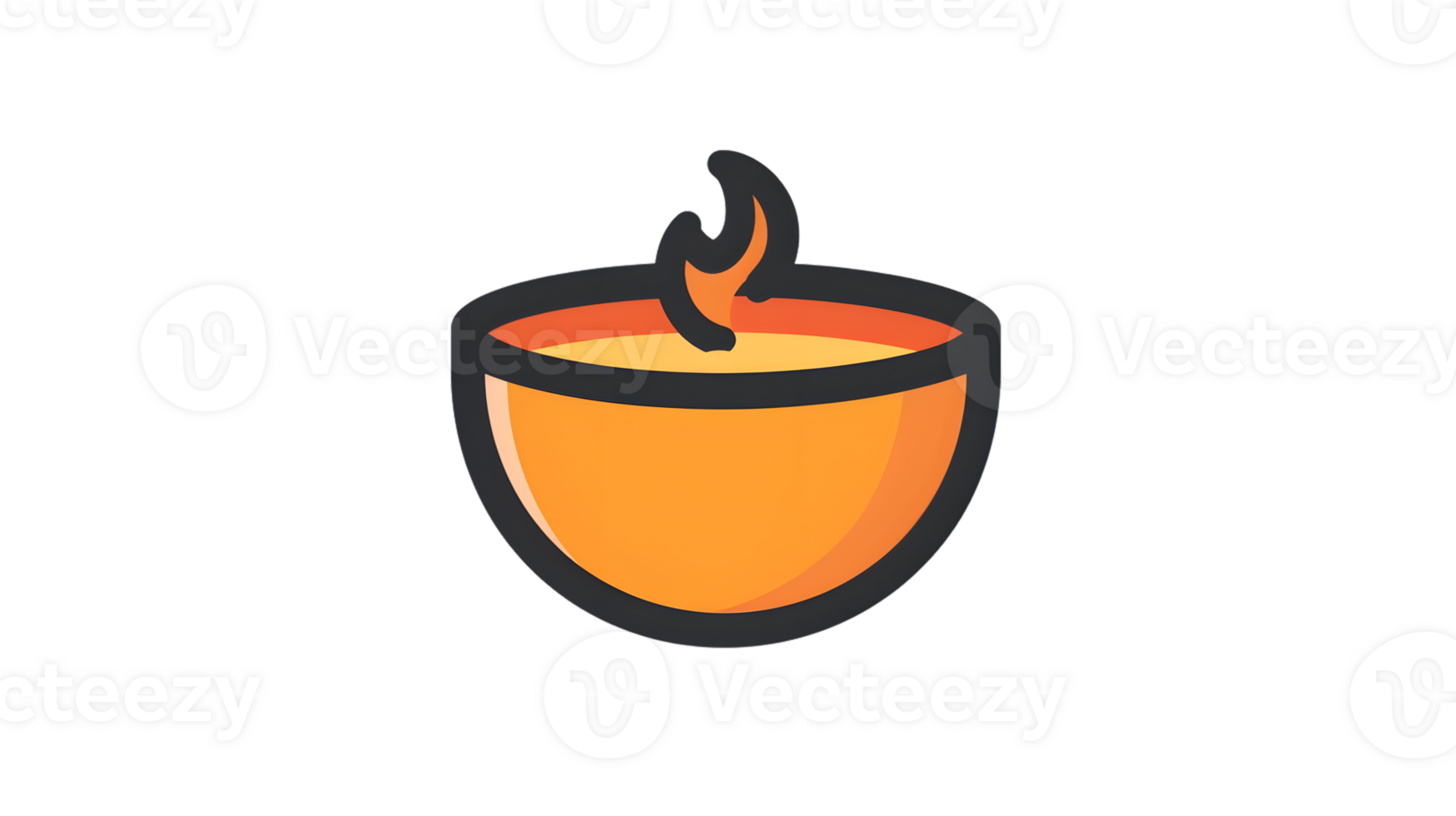 A steaming bowl of soup with a spoon perfect for culinary png