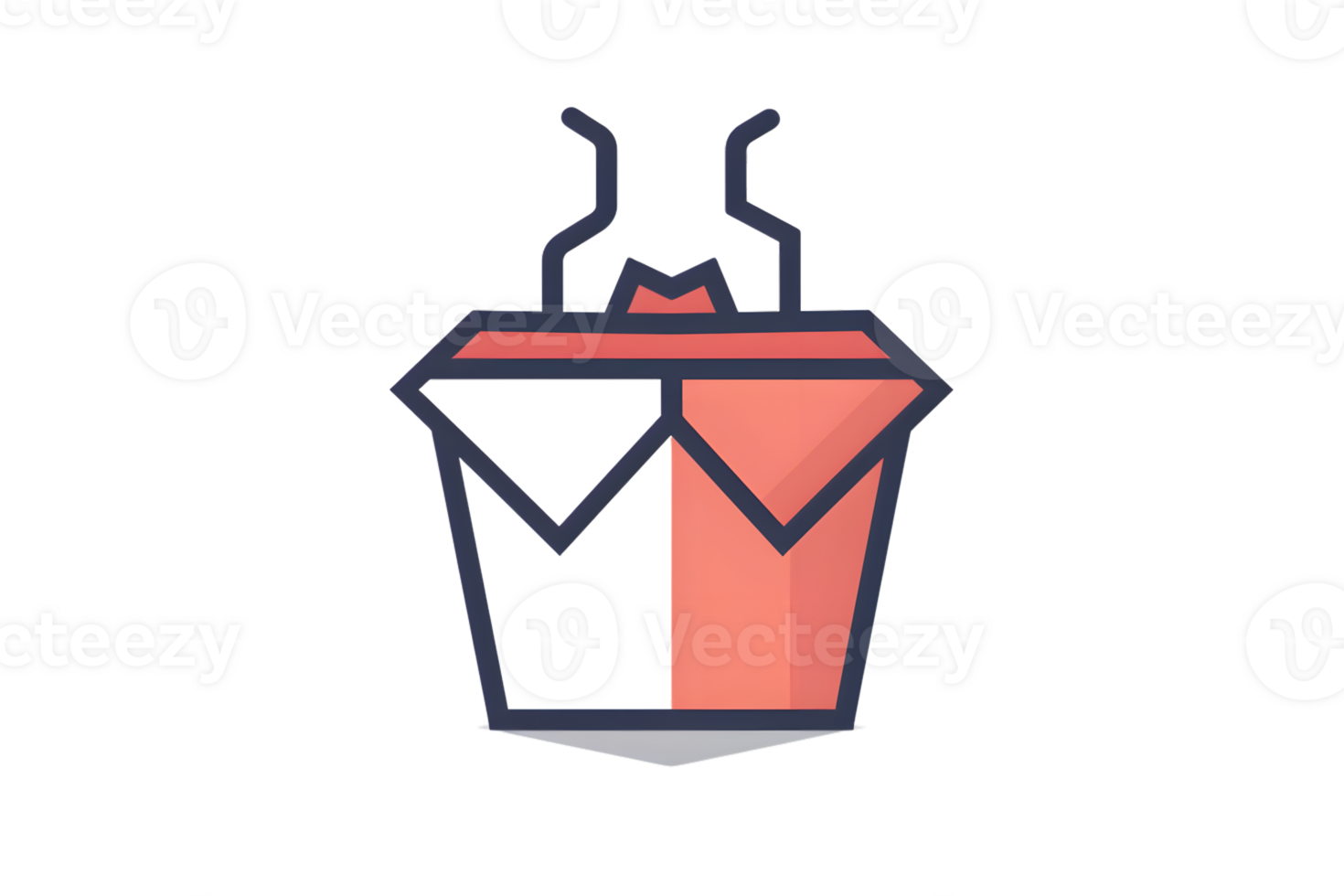 Twotoned beverage cups with straws modern design for drink menus digital illustration vecto png