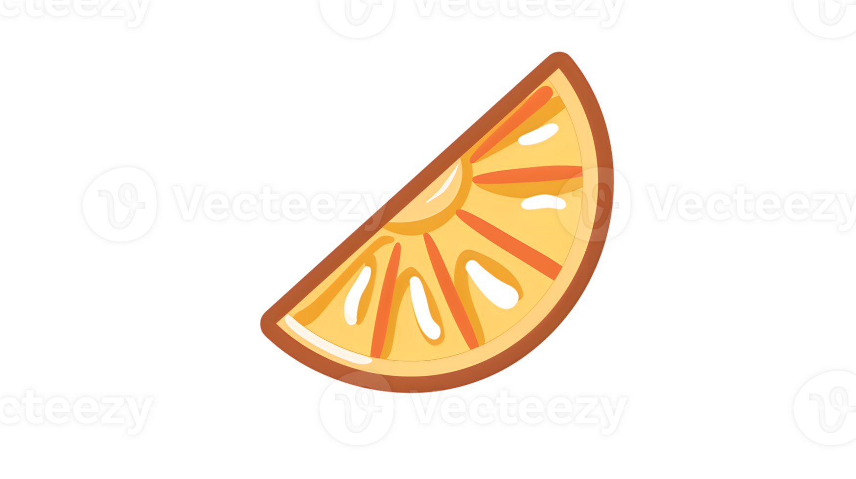 A vibrant slice of citrus fruit with detailed segments and seeds ideal for culinary health a png