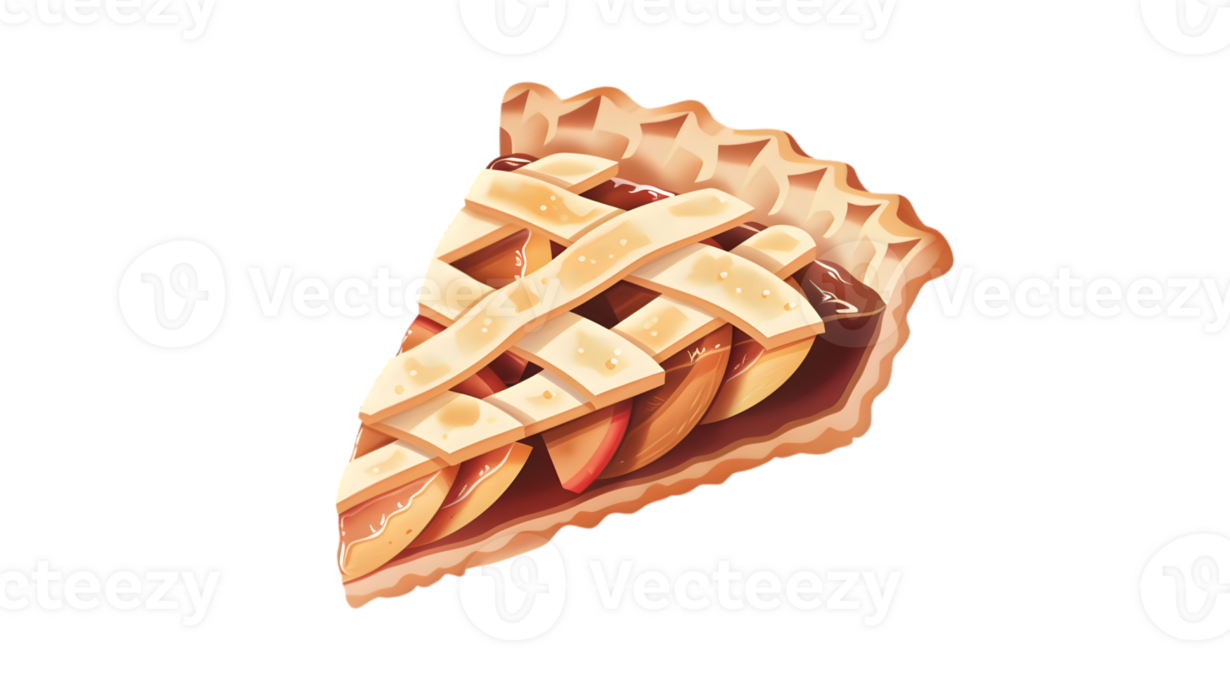 A slice of latticetopped pie with a golden crust perfect for culinary and dessertthemed desi png