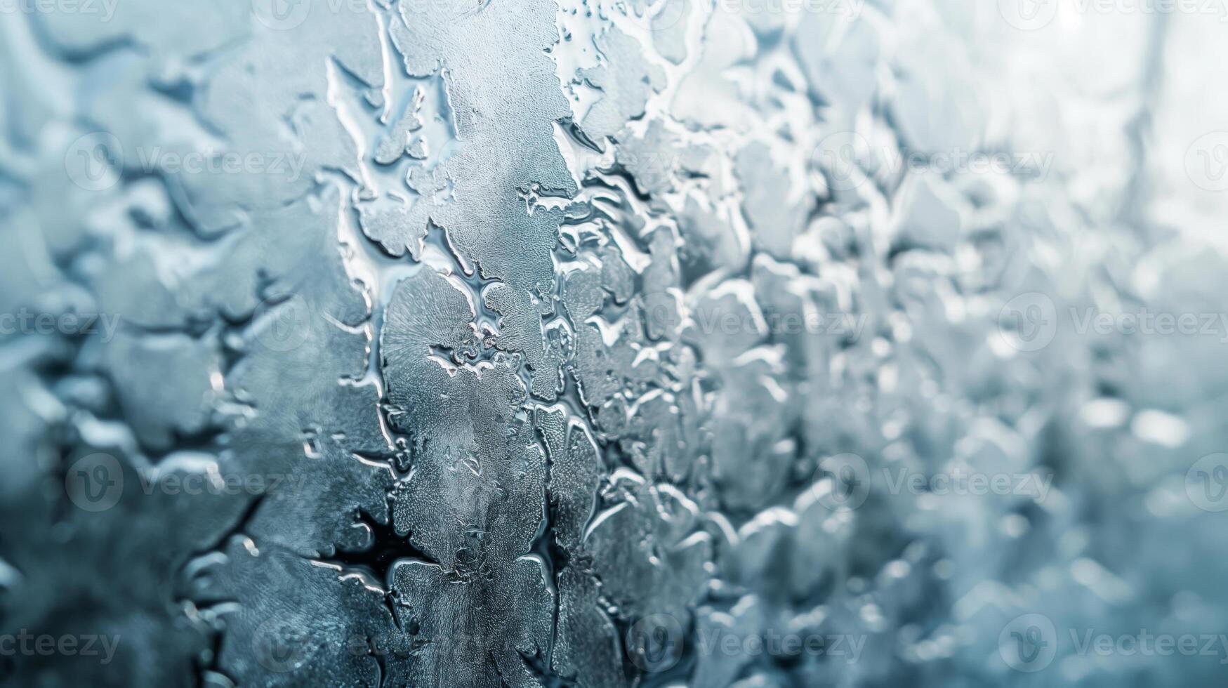 Close-up of textured water droplets creating a mesmerizing pattern on glass. photo
