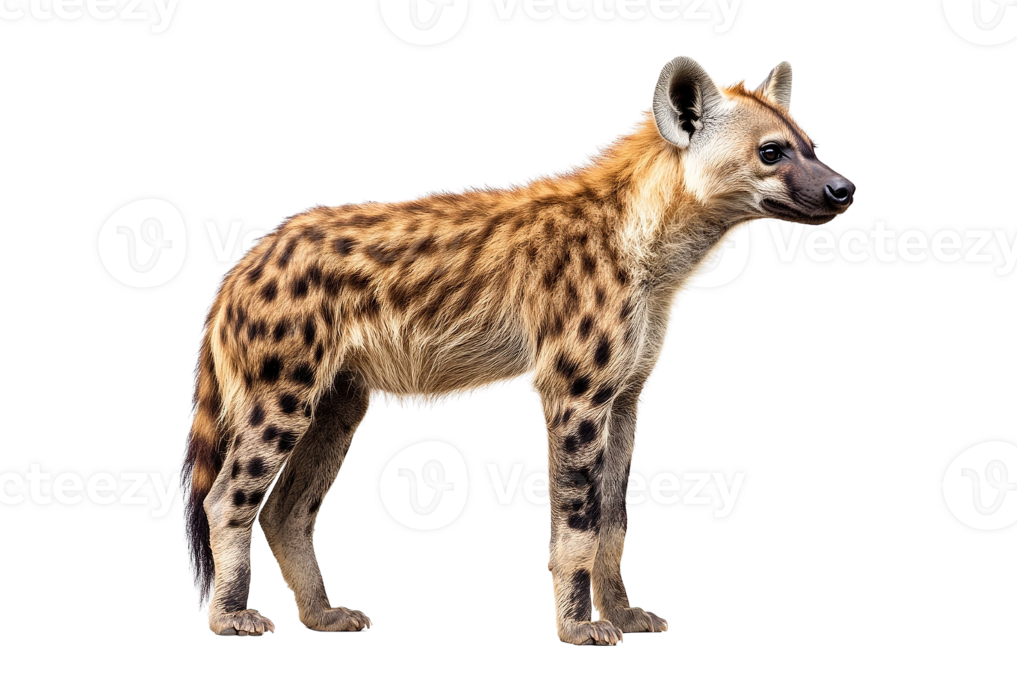 Spotted Hyena on Transparent Background png