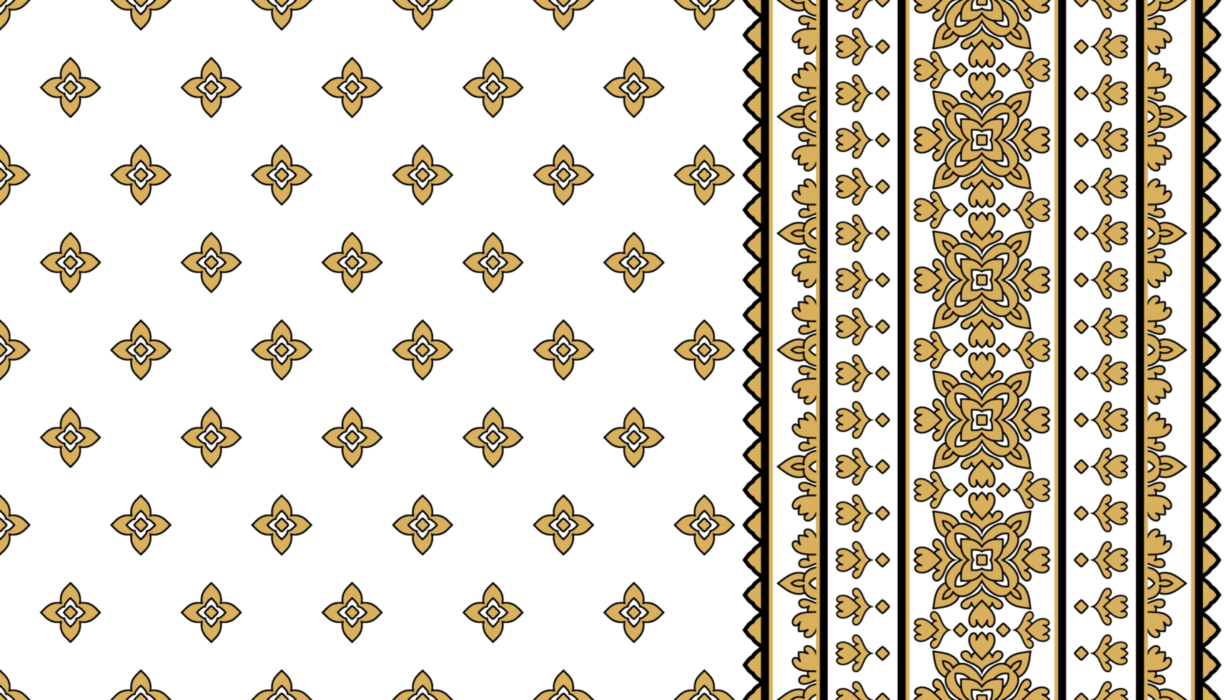 Floral Damask Pattern Seamless Ethnic Design Abstract. png