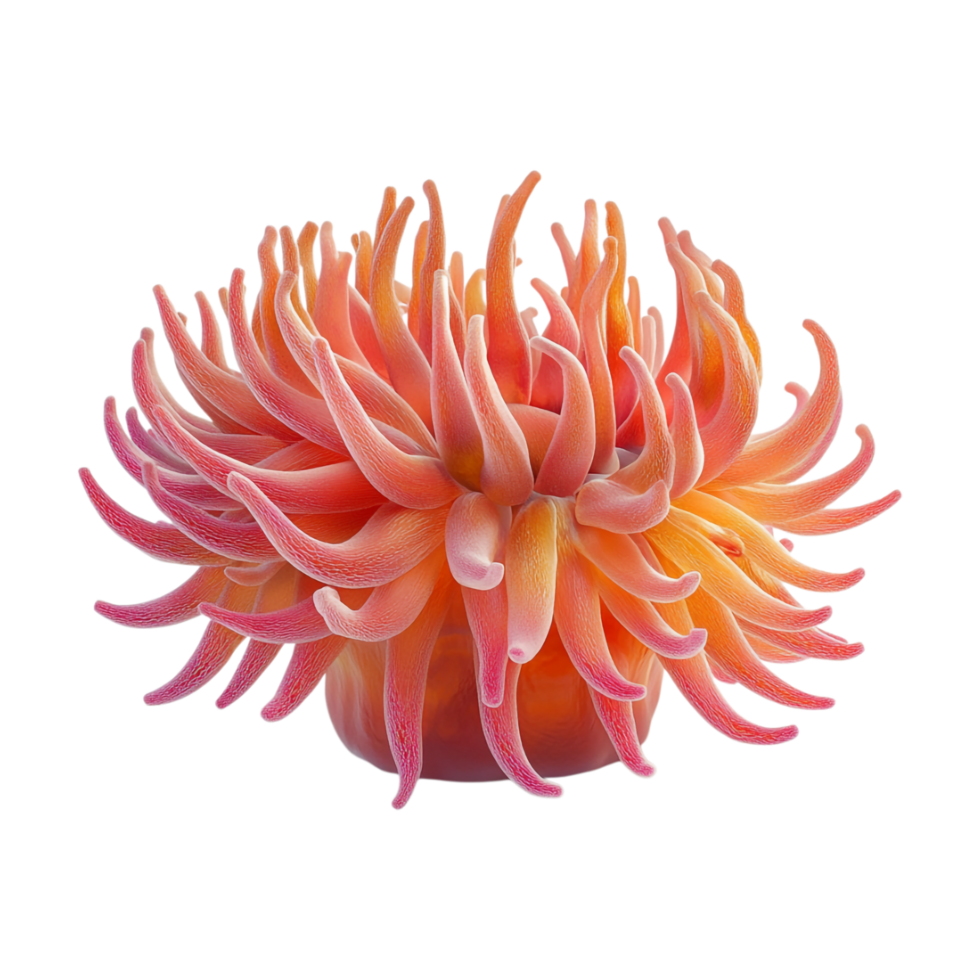 anemone flower on transparent background png