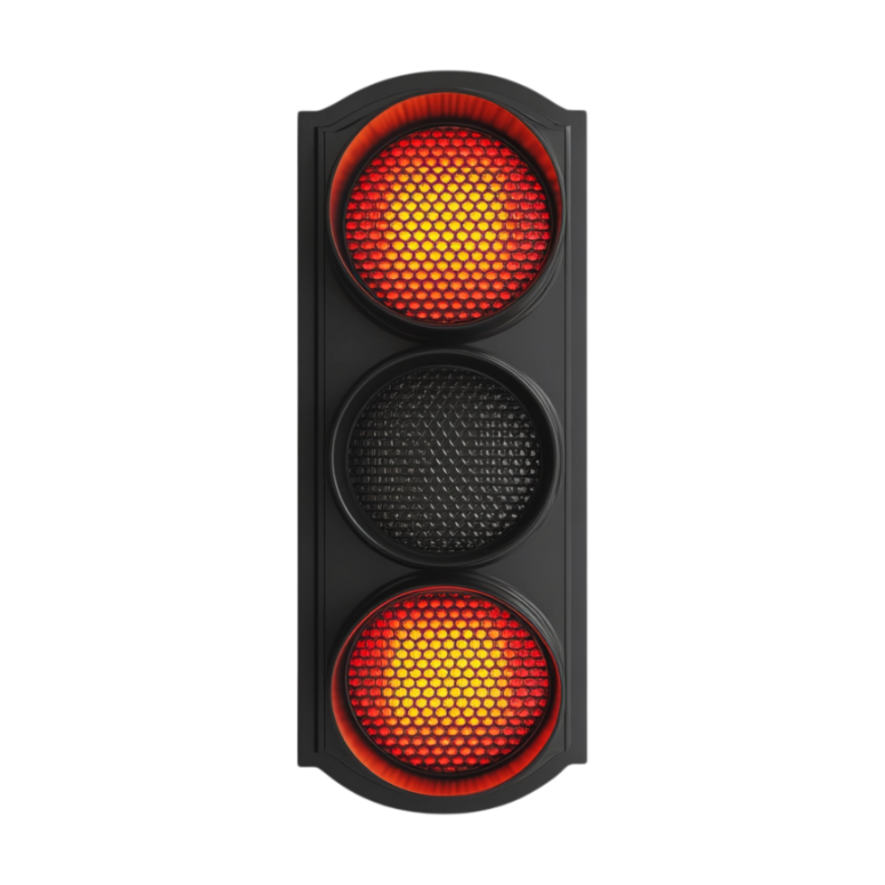 traffic light on transparent background png