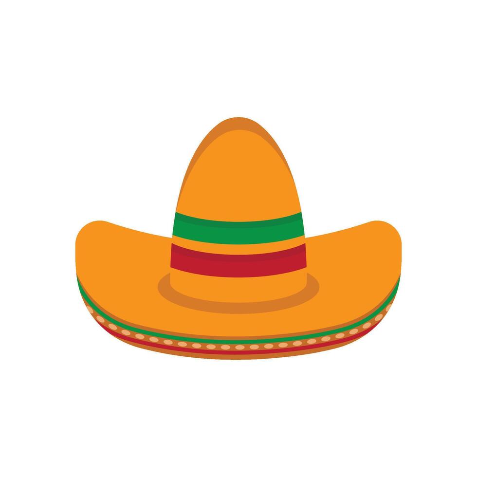 Sombrero hat icon logo design template vector