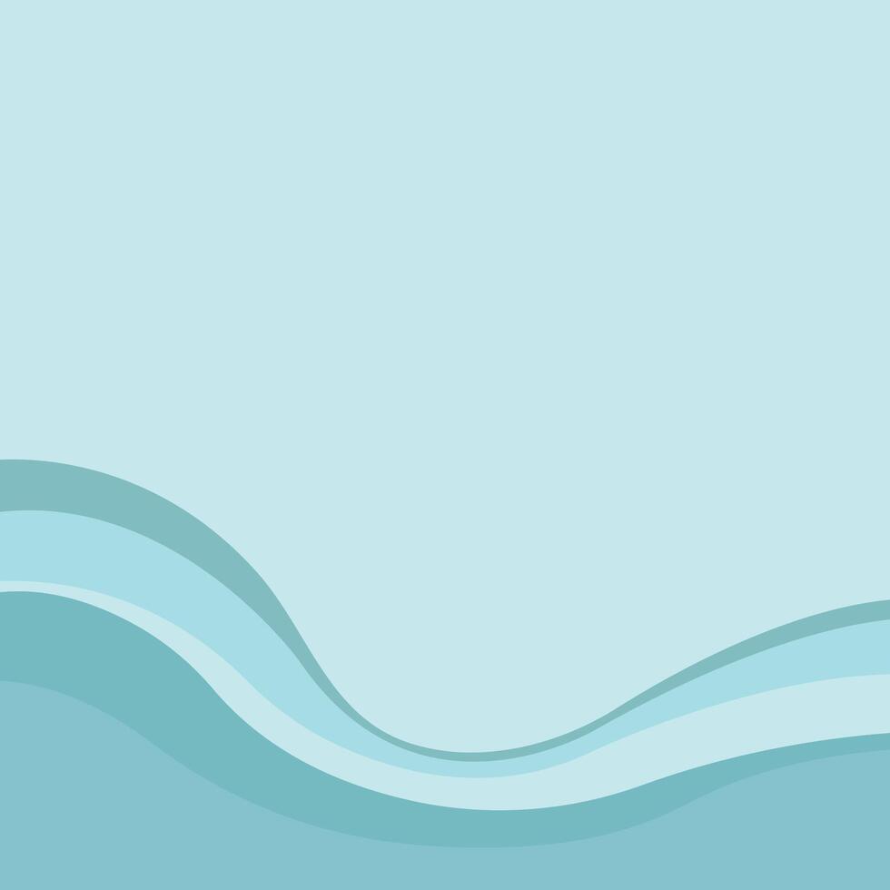 Background abstract color wave flat design template vector