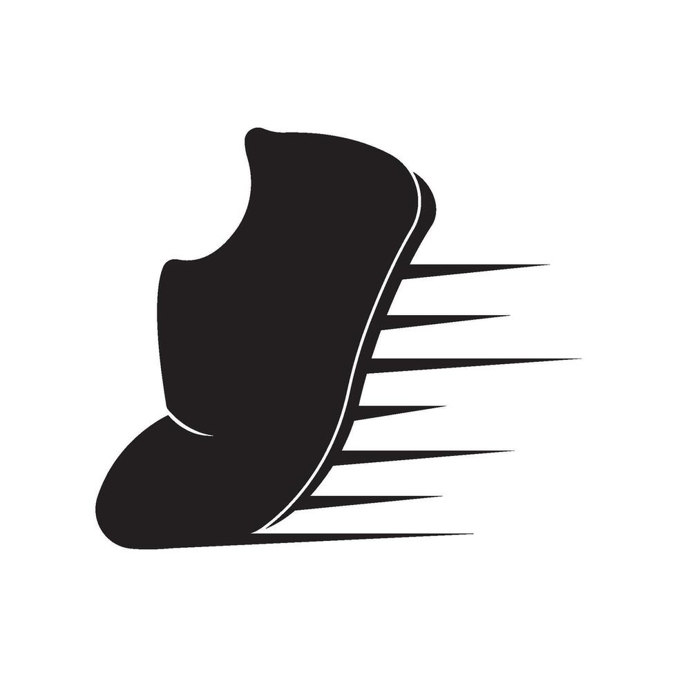 shoes logo icon, shoe sneaker icon template vector