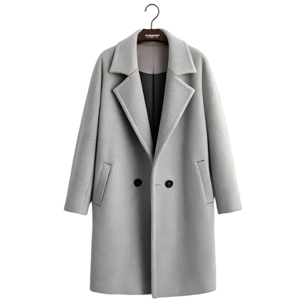 Chic Oversized Coat for Winter Fashion png