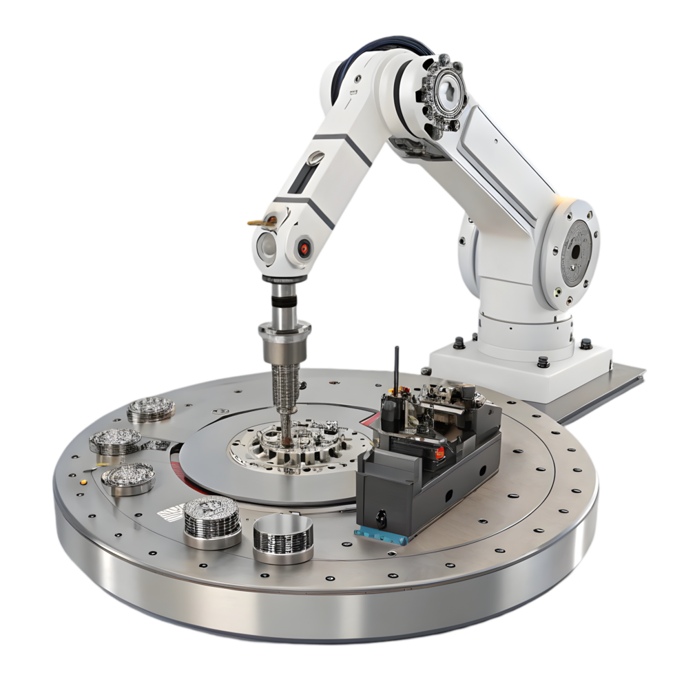 Advanced Industrial Robot Arm for Precision Automation and Efficient Manufacturing Solutions. Perfect for Assembly, Welding, and Quality Control. Ideal for Enhancing Productivity png
