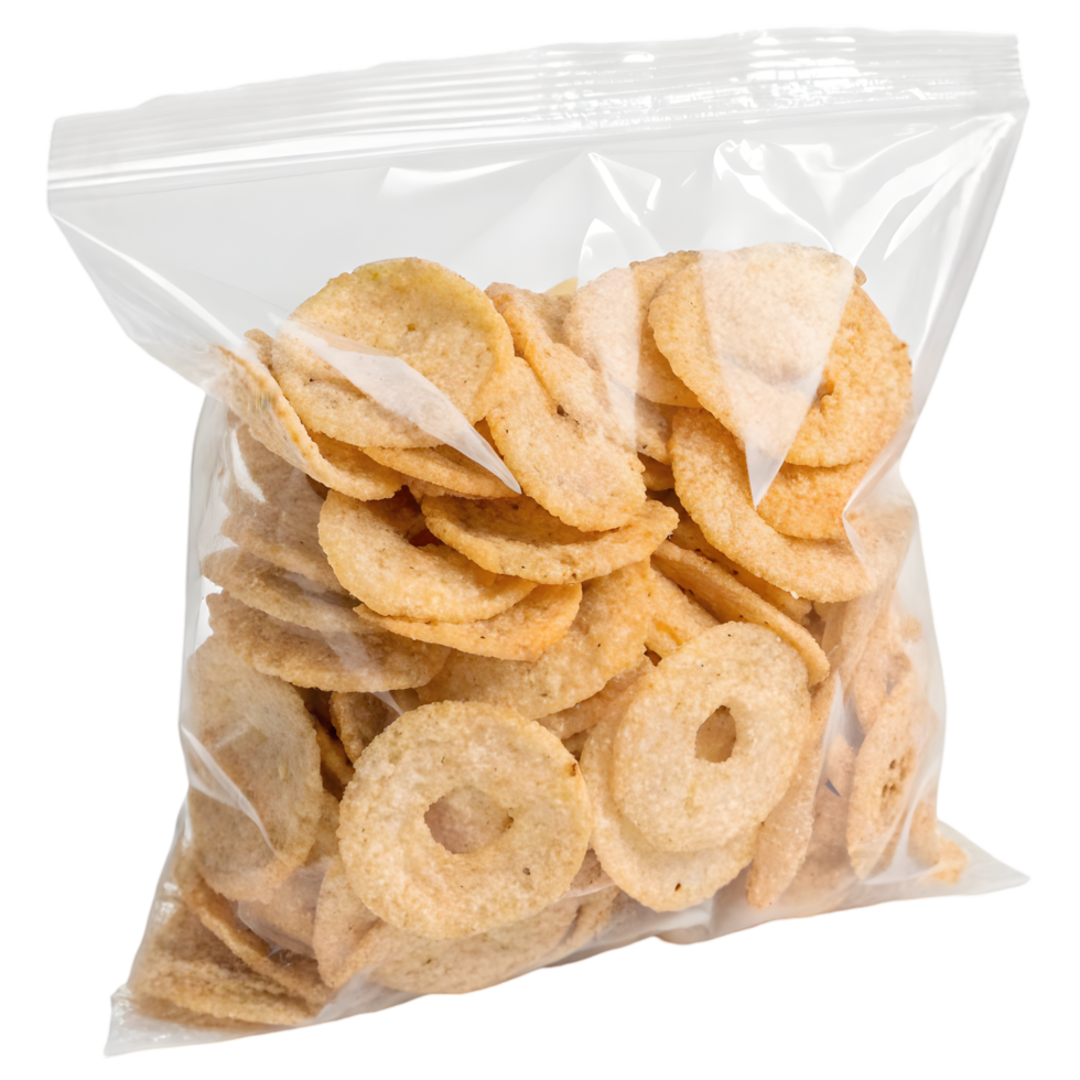 Crunchy Snack Chips in a Bag. Perfect for On-the-Go Snacking. Enjoy Delicious Flavors. png