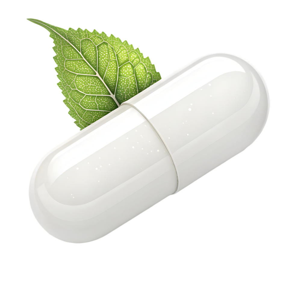 Herbal Supplement Capsule. Natural Remedies for Health. Boost Your Wellness Routine png