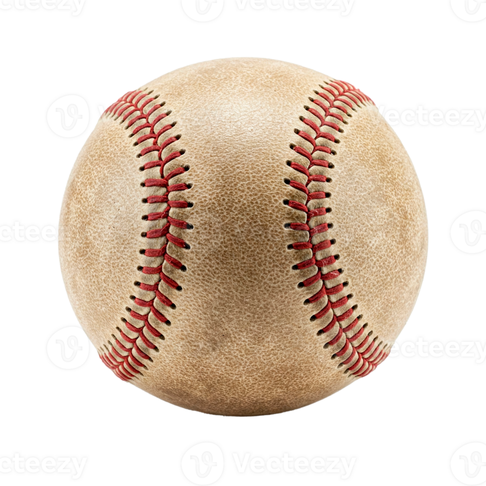 weathered Baseball ball cut out png