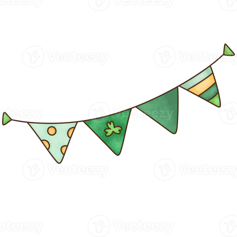 Celebration banner for St. Patrick's Day. png