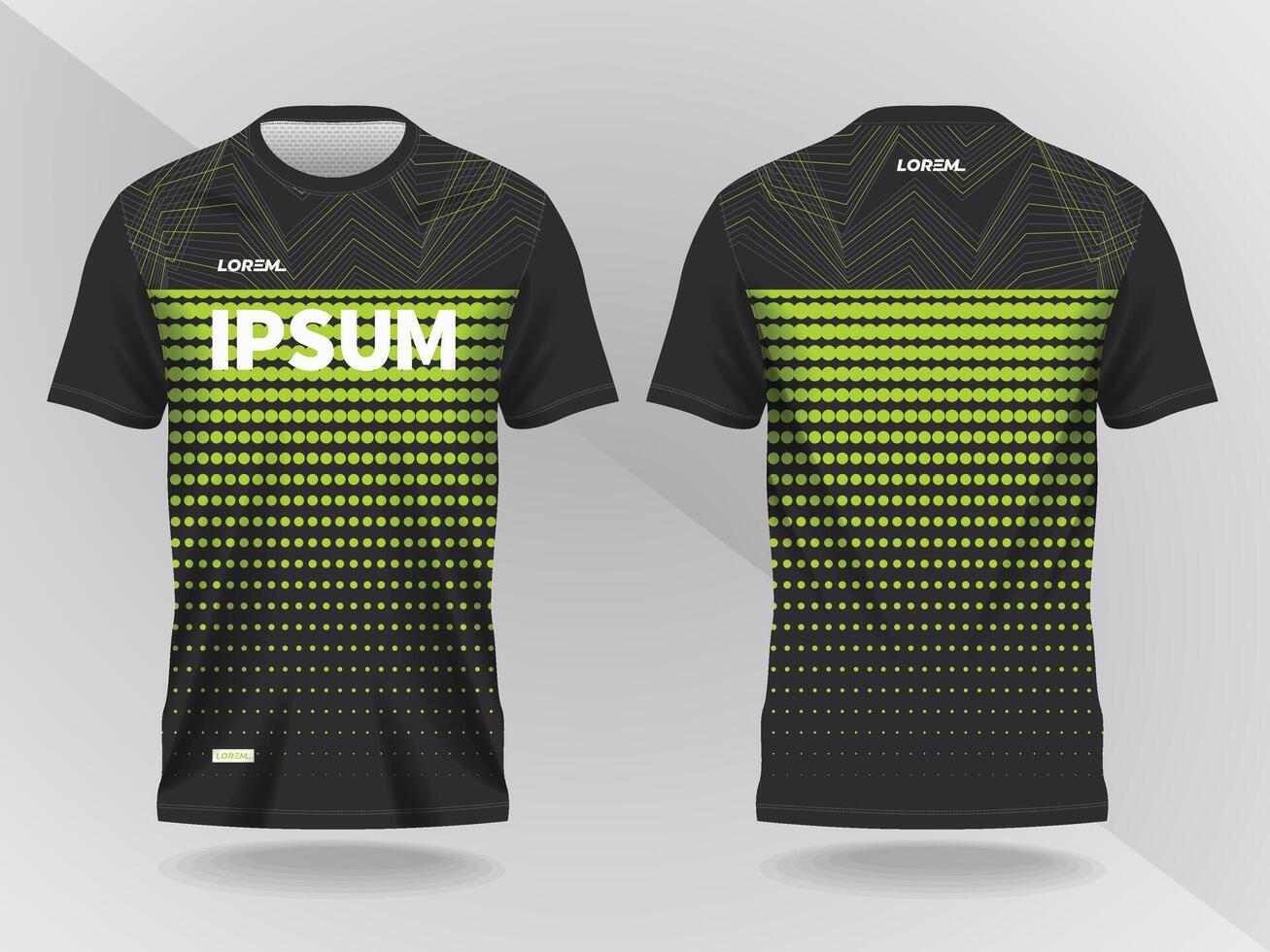 abstract green and black background and pattern for sport jersey design template vector