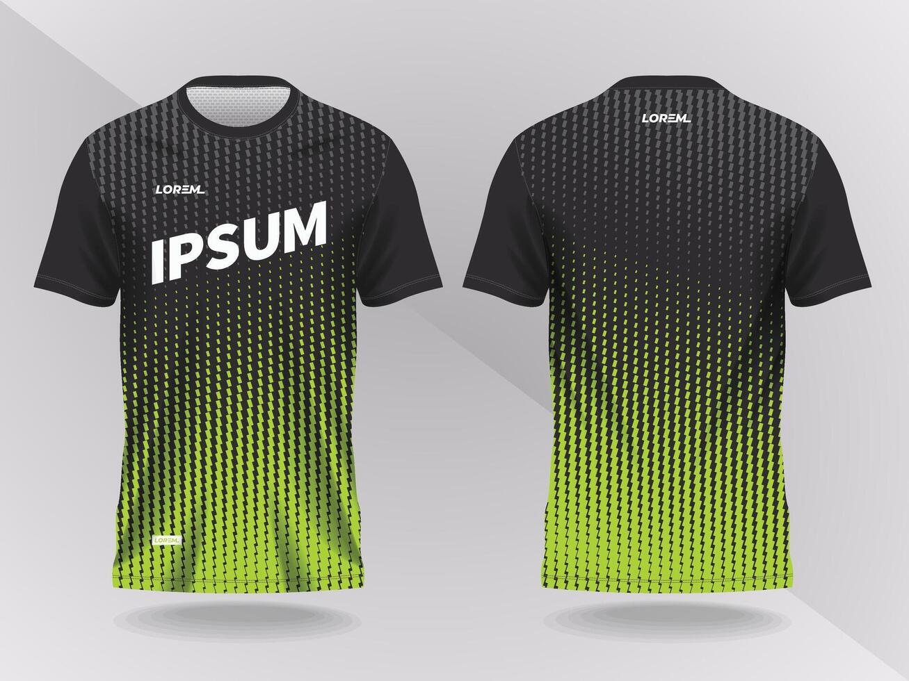 abstract green black background and pattern for sport jersey design vector