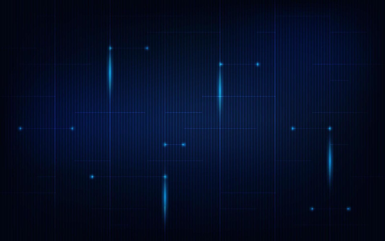 Blue tech background grid technology lines neon line digital network vector