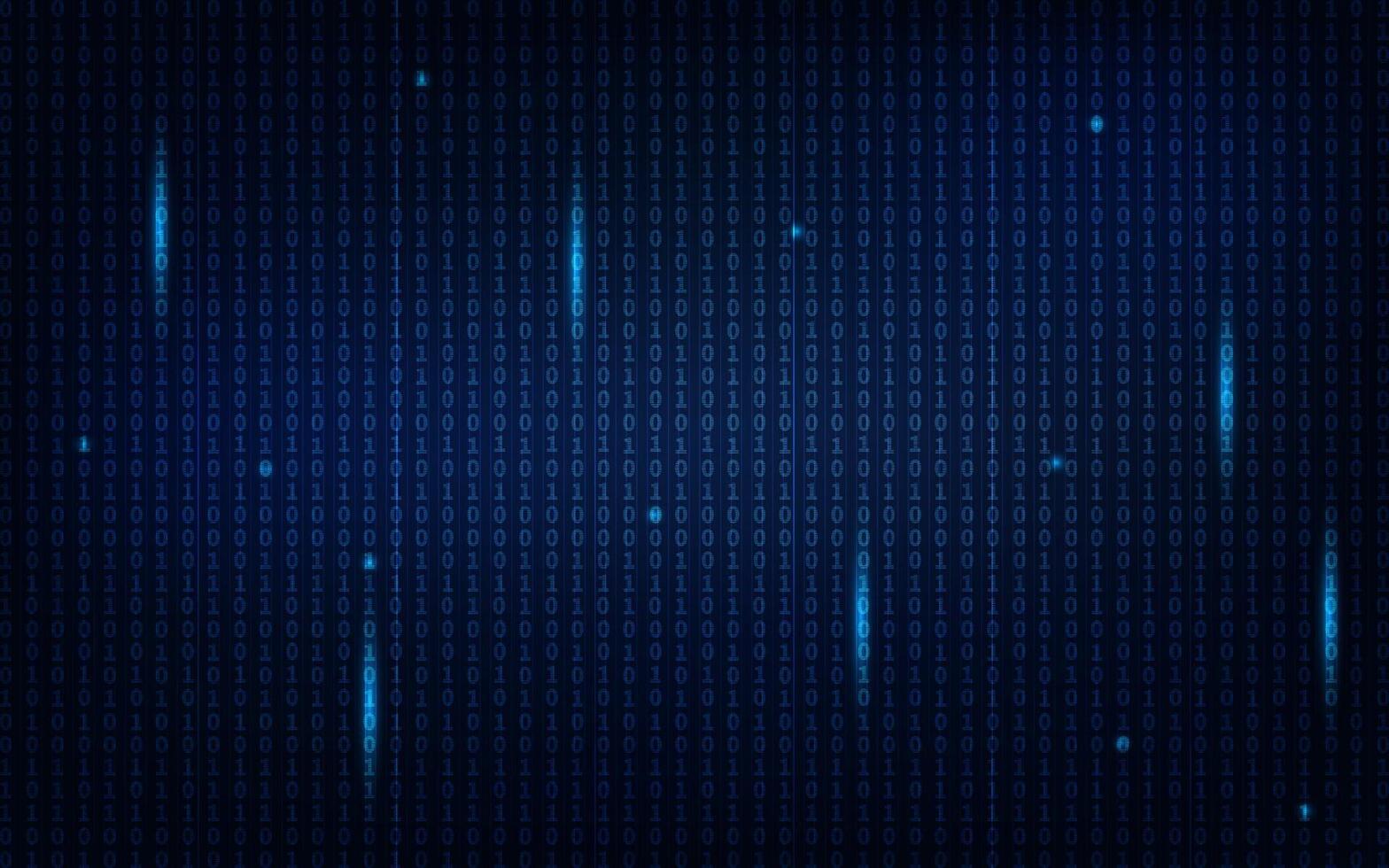 azul binario código datos corriente antecedentes red tecnología computadora vector