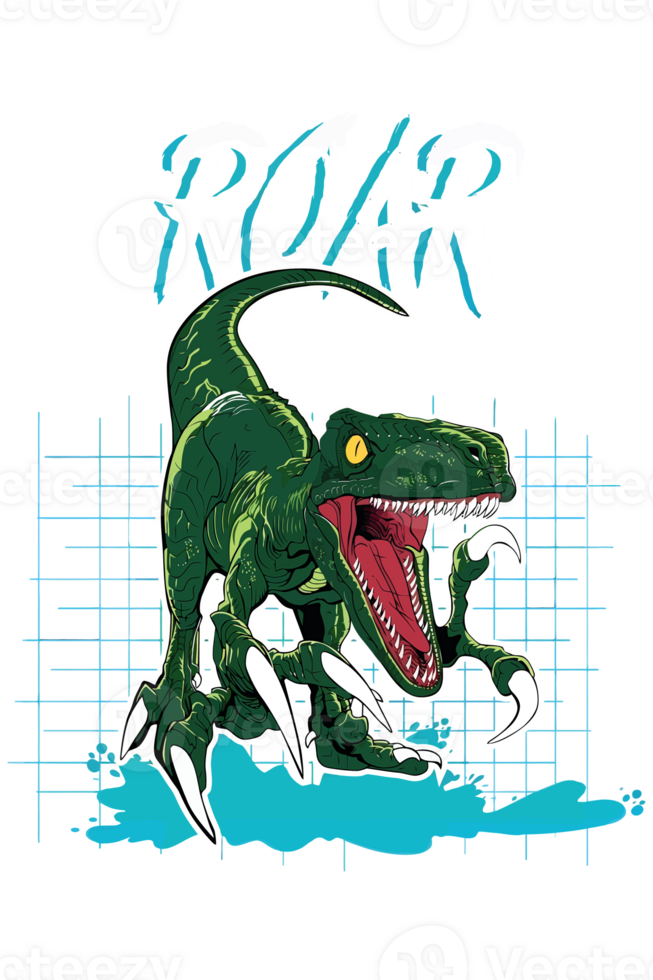 Fierce and Playful T-Rex Energy png