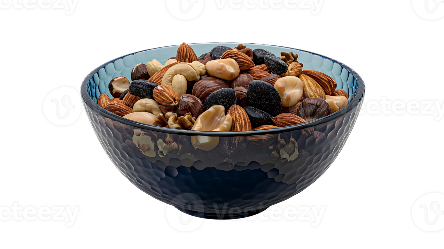 A bowl filled with nuts and nuts png