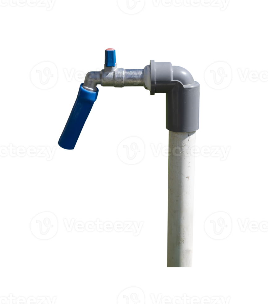 water faucet with pipe isolated png