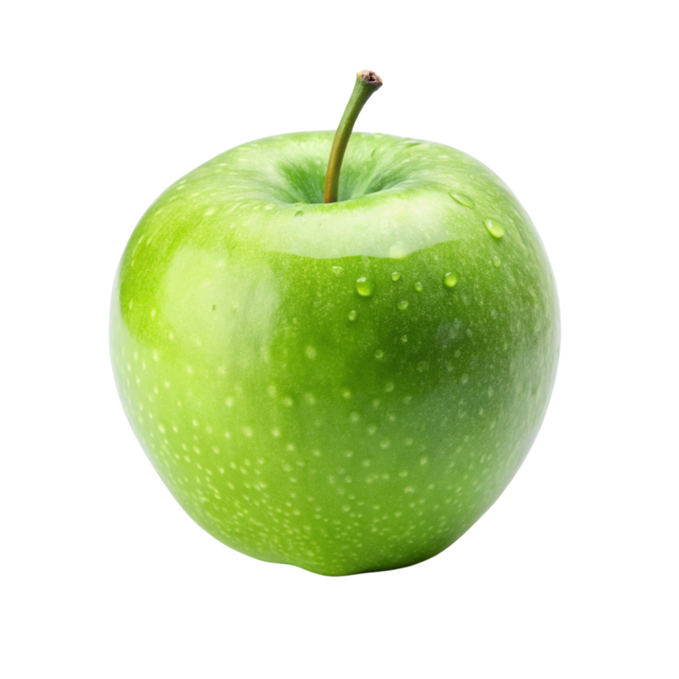 Fresh Green Apple on Transparent Background png