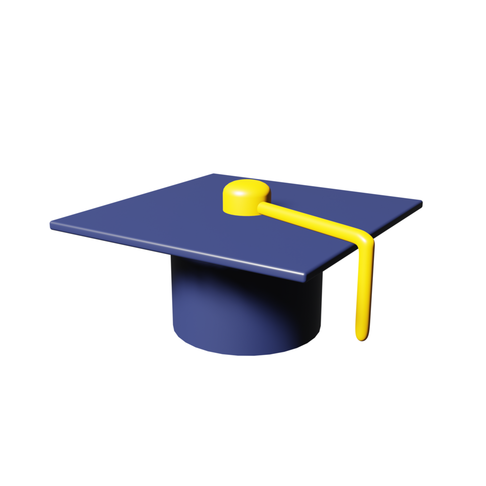 Graduation cap symbolizing academic achievement png