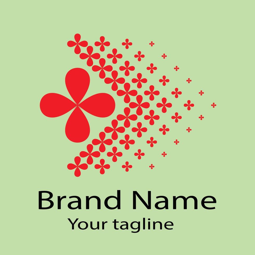Advanced Unique Abstract logo design with different designs of the same shape For business company. Color editable. vector